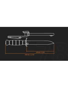 COUTEAU de combat GLOCK FM...